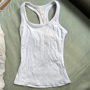 Alo White supportive tank top